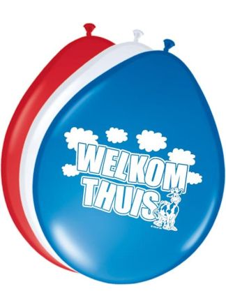 Welkom thuis ballonnen 8stuks