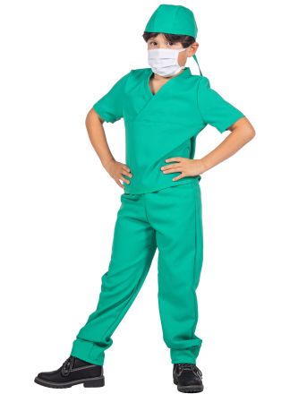 Chirurg kostuum kind 4dlg.