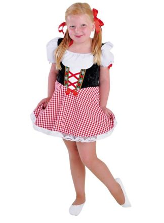 Heidi tiroler jurkje kind 1dlg.