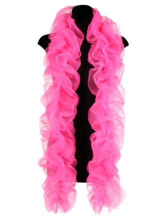 Luxe roze organza boa