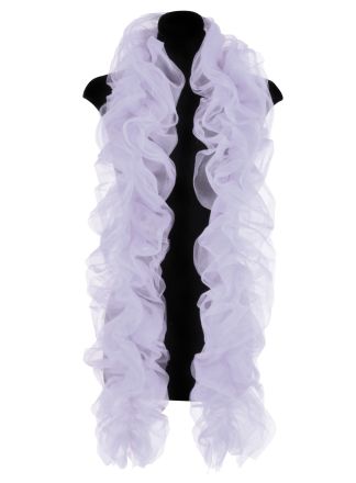 Luxe witte organza boa