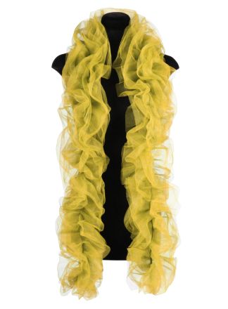 Luxe gele organza boa