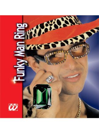 Ring macho briljant groen