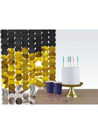 Backdrop Festive Galaxy Cirkel 80x170cm.