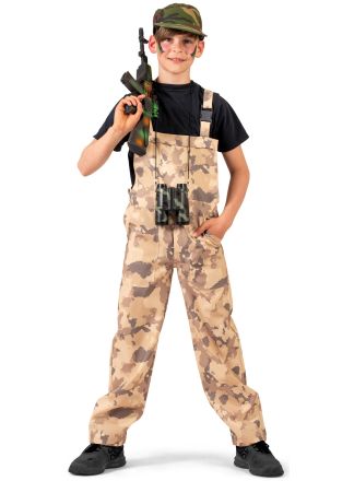 Kinder Camoflage tuinbroek