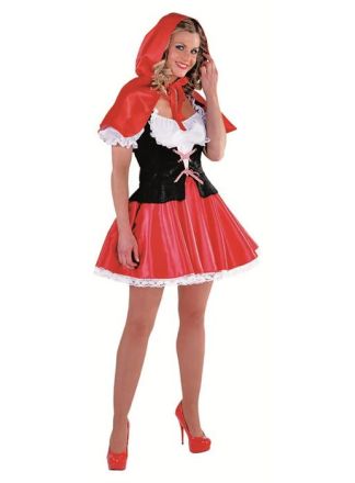 Roodkapje kostuum luxe 2dlg.