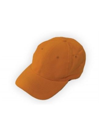 Oranje cap met klitteband
