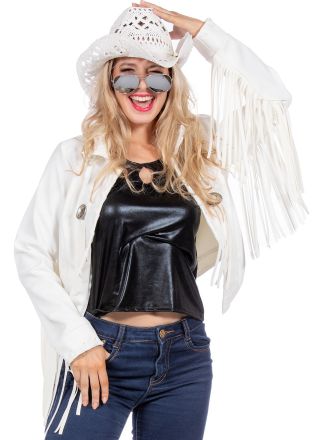 Festival jasje franjes wit