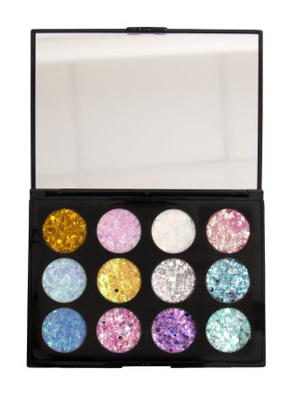 PXP palette "L'Hiver" chunky glitter 12kleuren 1,5gram