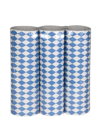 Serpentine blauw-wit 3stuks brandveilig