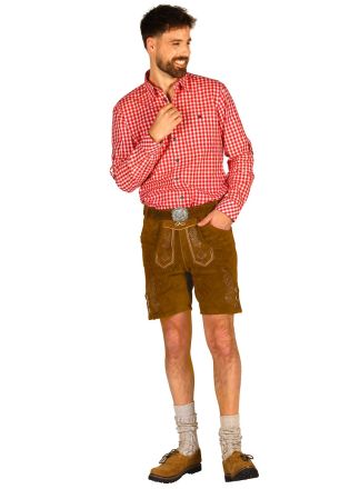 Lederhose kort ''Markus'' licht bruin