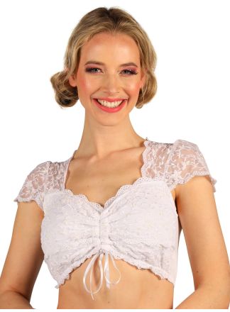 Dirndlblouse wit "Nena"