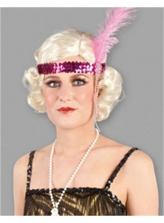 Charleston hoofdband pink