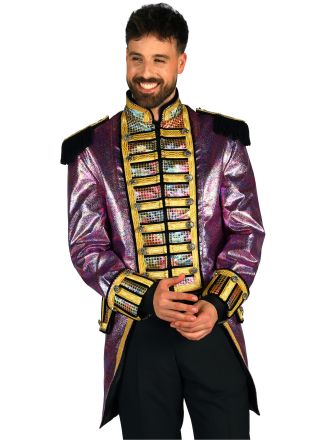 Herenjas "Metalic Fiesta" paars