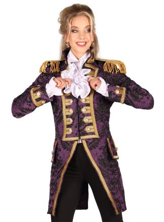 Jas dame brocaat "Nelson NEW " paars