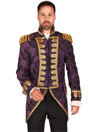 Jas Heer  brocaat "Nelson NEW" paars