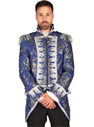 Jas Heer  brocaat "Nelson NEW" blauw