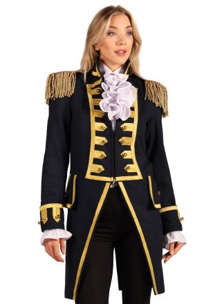 Damesjas "Battle of Waterloo" Blauw