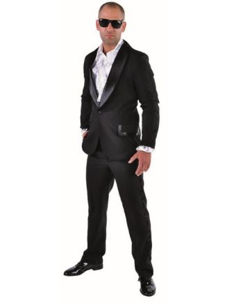 Smoking pak zwart 2dlg.