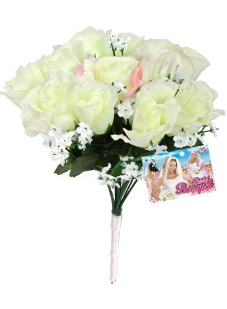 Bruidsboeket (nep rozen)