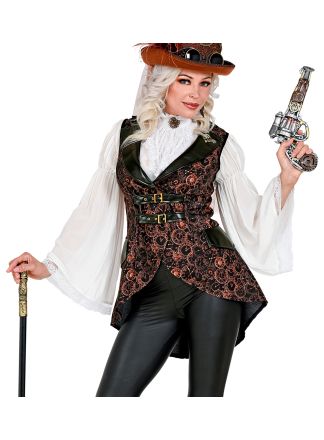 Steampunk dames vest 1dlg.
