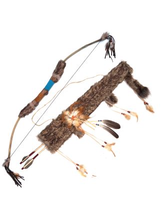 DELUXE Indianen boog met pijlenkoker