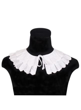 Pietenkraag Benidorm wit