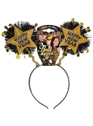 Diadeem happy new year goud