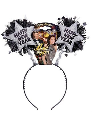 Diadeem happy new year zilver