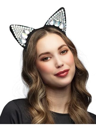 Katten oren Diamand op diadeem