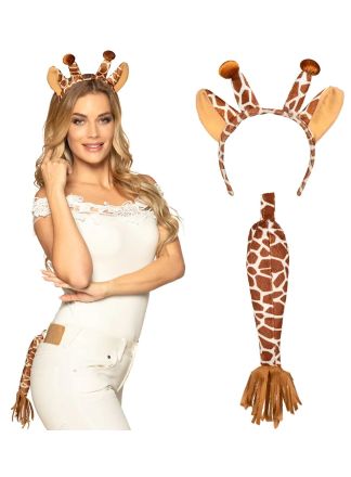 Safari Giraffe Set (tiara & staart)