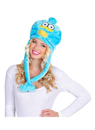 Angry bird muts blauw
