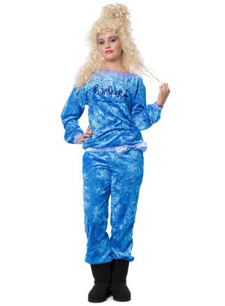 Huispak blauw koekert 2dlg.