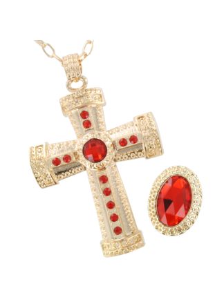 Sint kruis met grote ring