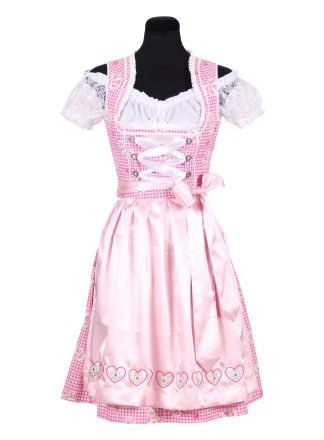 Luxe Dirndl jurk 2dlg. rose OP=OP