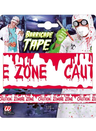 Halloween afzet lint "zombie zone"