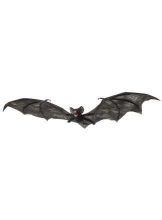 Halloween deco vleermuis 74cm.