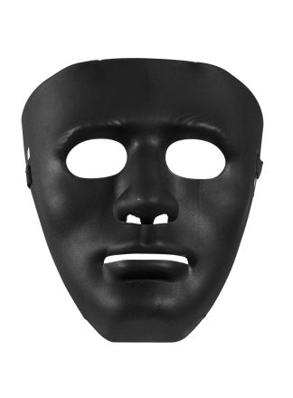 Masker Anonymous zwart plastic