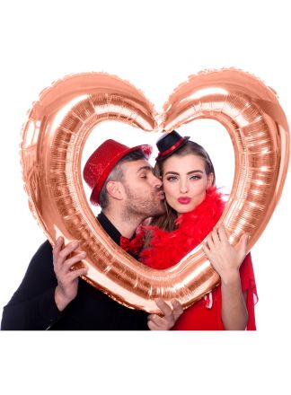 Folie hart fotolijst rose gold airfilled