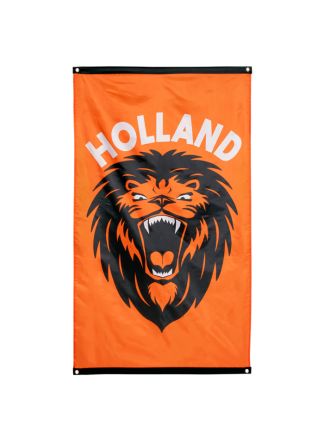 Polyester vlag brullende leeuw (90x150cm.)