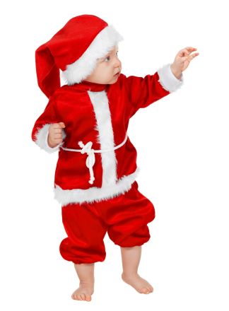 Kerstman kostuum kind 4dlg.