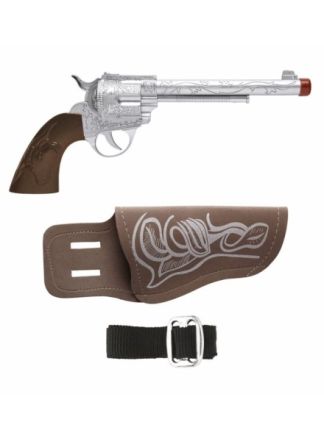 Cowboy pistool in holster 3dlg
