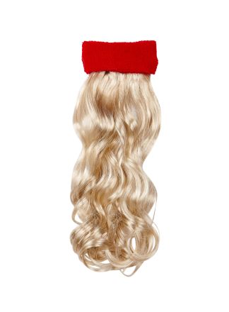 80's zweetband met blond haar