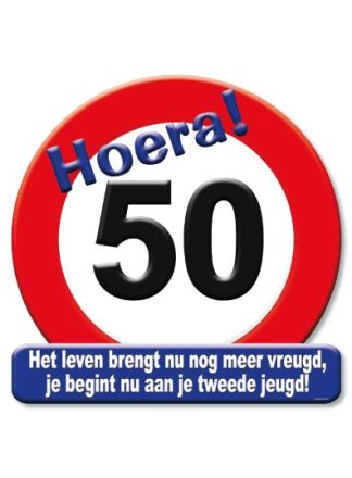 Verkeersbord 50jaar