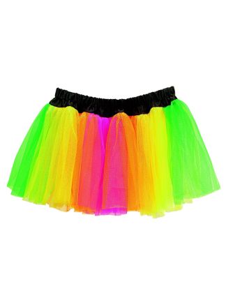 Jaren 80 tutu multikleur 1maat