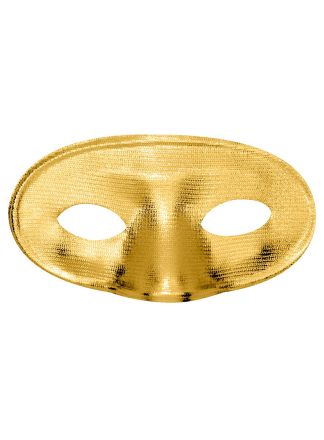 Oogmasker met neus goud