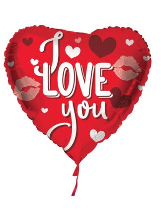 Folieballon I love you 45cm (excl.helium)