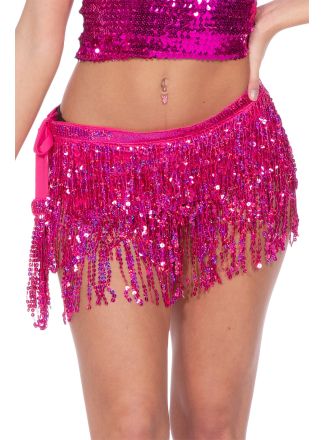 Wikkelrokje festival Ibiza pink