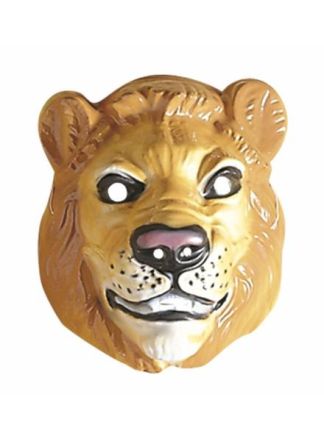 Masker leeuw groot plastic