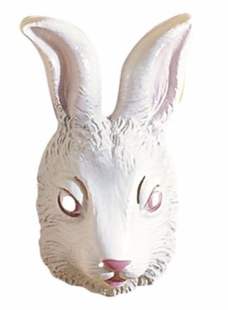 Masker konijn    groot plastic